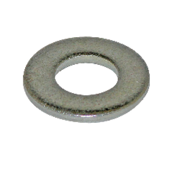 Flat Washer SAE, 1in, Zinc-Plated Steel, Grade 8, 100NWSA0Z, Pack of 25