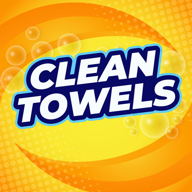 Clean Towels Bucket Decal Sticker Only, 12in x 12in