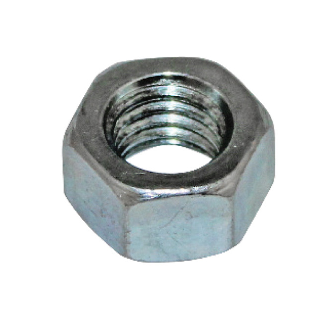 Hex Finish Nut, 1/2-13in, Zinc-Plated Steel, 50CNFH0Z, Pack of 50