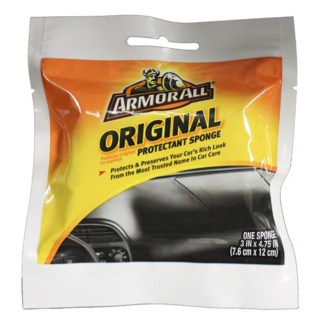 Armor All Original Protectant Sponge, 4-1/2in x 5in, Vending Pack of 100