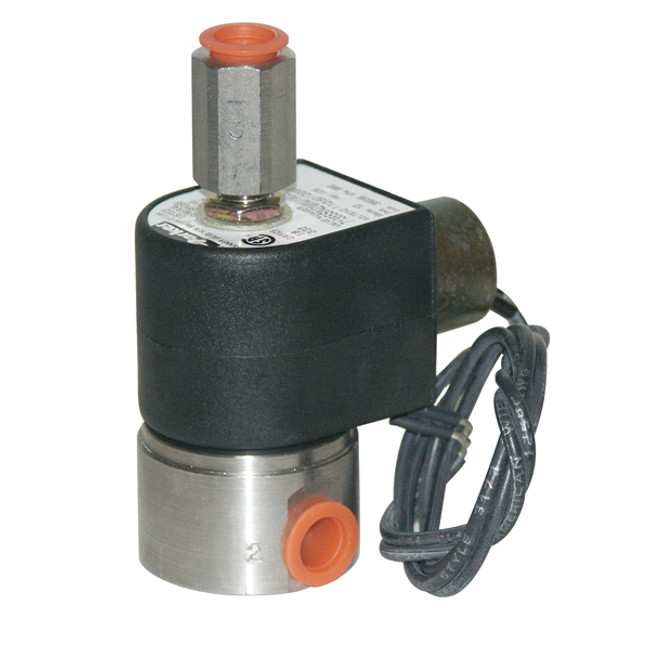 Solenoid Valve 3-Way, 1/4in FPT, Stainless Steel Body, 120VAC, Parker C111P3