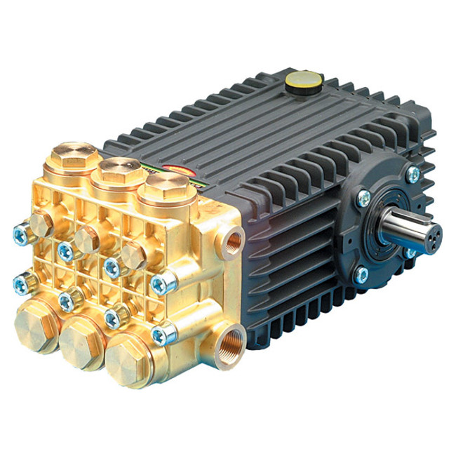 Plunger Pump, TSF 66 Series High Flow Triplex, 8.5GPM, 3000PSI, 1450RPM, Solid Shaft Pulley Drive, General Pump TSF2221