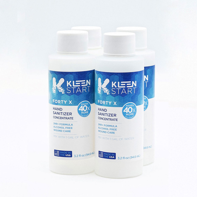 Kleen Start BZK Sanitizer Kleen Pods, Pack of 4