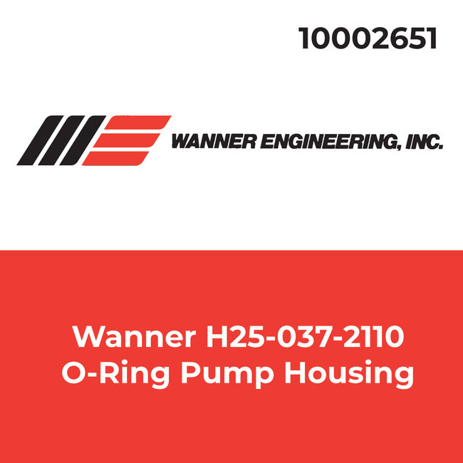 O-Ring Pump Housing
