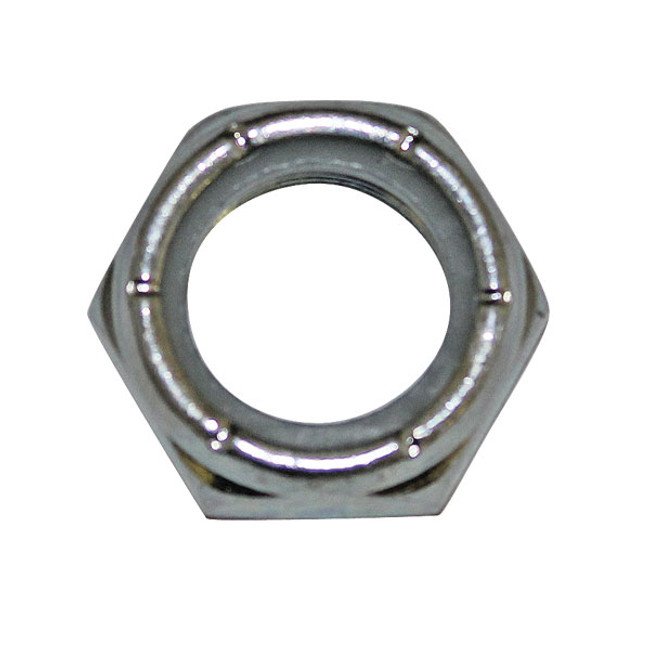 Hex Jam Nut, 1-14, Zinc Plated Steel, Pack of 25