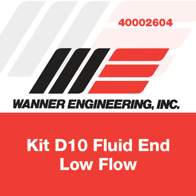 Wanner D10 Fluid End Kit Low Flow, D10K51NHFEC