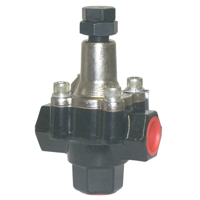 Hydra-Cell Pressure Regulator Valve, 3/4in FPT Inlet/Outlet/Bypass, AB Model Configuration, 10GPM, 1000PSI, 200° F, Wanner C22ABBNSSEF