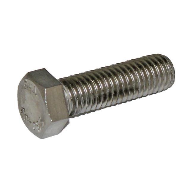 Hex Bolt, 5/16-18 x 2in, Stainless Steel, Pack of 25
