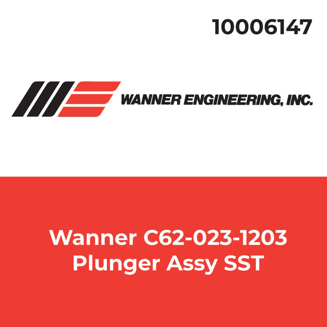 Plunger Pump Assembly, SST Wanner C62-023-1203