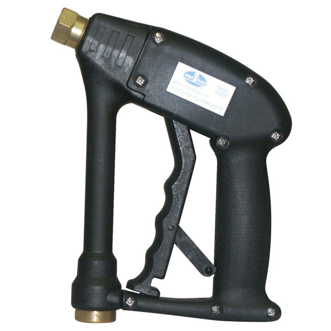 Weep Trigger Spray Gun, 3/8in FPT Inlet, 1/4in FPT Outlet, 10GPM, 3000PSI, 300°F