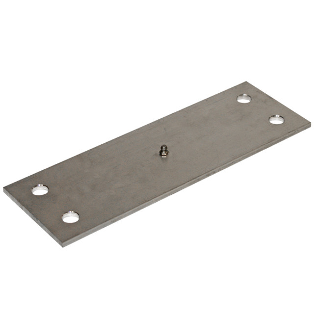 Cover Plate with Zerk Fitting for Sonnys Pendulum Block, 12in L x 3in W