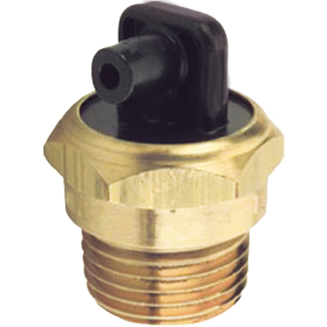 Thermal Valve Protector, 1/2in BSP-M Inlet, 1/4in 90° Hose Barb Outlet, Relief Temperature 145°F, General Pump 100846