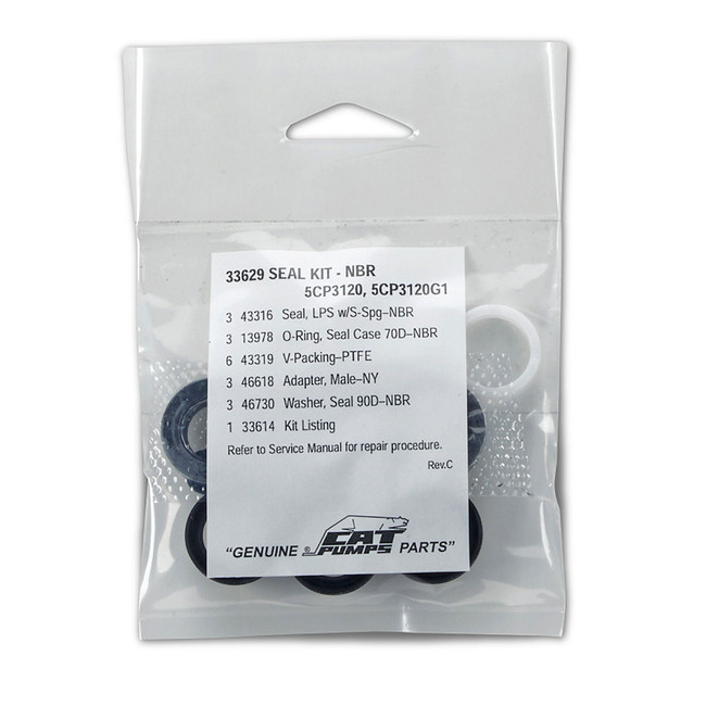 Seal Kit for 5CP3120 Cat Pumps 33629