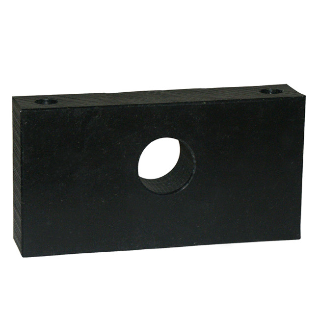 UHMW Bearing Block for Sonnys SFM Flat Mitters, 1in Bore