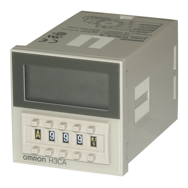 Multi-Mode Universal Time Delay Relay Timer, 24-240VAC, Omron H3CAA