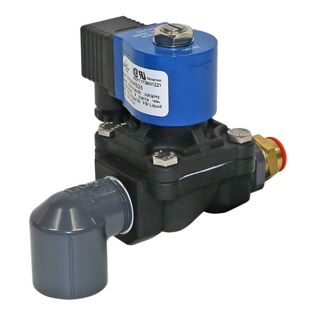 Chemical Solenoid Valve, 24VAC DIN Sub-Assembly
