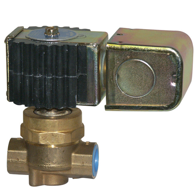 Solenoid Valve, 1in FPT, Normally Closed 240VAC, Brass Body, DEMA 458P.9