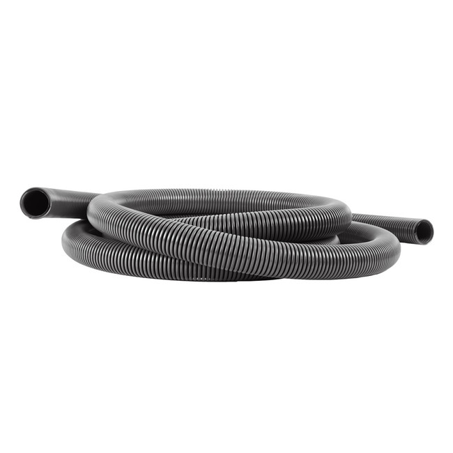 Vacuum Hose, 1-1/2in x 50ft L, Black, 848-32101