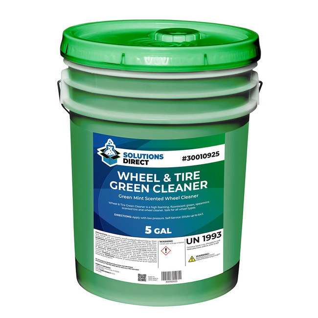 Wheel and Tire Green Cleaner, 5-Gallon Pail