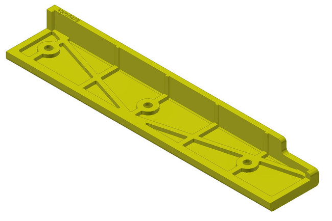 TBG300, UHMW Angle Guide Extension, Passenger Side