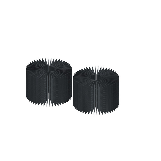 Foam Set, PE135, Black Soft Flex, 1/4, 135008L