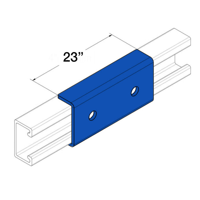Cable Tray Channel Coupler 23"
