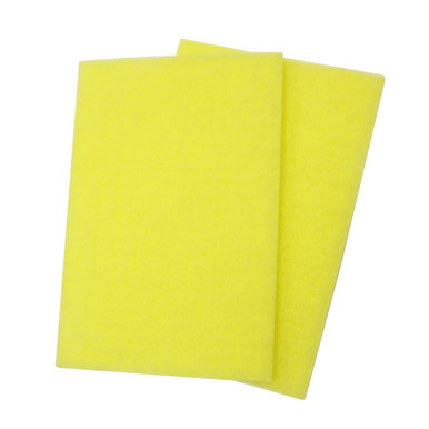 Bug and Tar Scrub Away Sponge, 9in L x 6in W, Pack of 2, Yellow | Sonny's