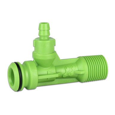 Single Composite Injector, PC2, 3/8in MPT, 3.25GPM, Light Green
