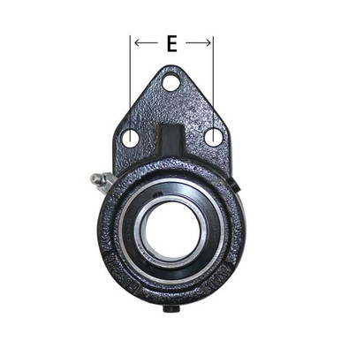 Flange Bearing, 3-Bolt, 1-1/4in Shaft Dia. Soft Drop