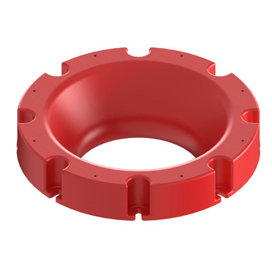 Plastic Venturi Cone Inlet for Blower, Red | Sonny's