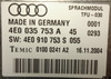 AUDI A6 S6 A8 S8 MMI Most Speech Recognition Module SPRACHMODUL for Navigation GPS System 4E0035753A 2005 2006 2007 2008