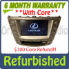 Refurbished 2006 2007 2008 Lexus IS250 IS350 Navigation GPS Monitor Screen with Climate Controls Touch Screen Radio