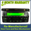 Re-Manufactured Toyota Tundra Radio Tape 6 Disc CD Changer 86120-0C091 2003-2004 NEW FACE NEW MECHANISM