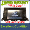 2014 2019 Toyota Highlander OEM Gracenote Navigation GPS HD Bluetooth Radio Receiver AM FM CD Player 57064