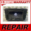 REPAIR 16-17 Volkswagen Passat Jetta AM FM Bluetooth MP3 Aux SD Card Multi Media Touch Screen Receiver