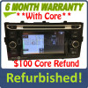 Refurbished 2015 - 2016 Toyota Prius C OEM Touch Screen Gracenote Navigation HD Radio Receiver