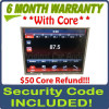 Refurbished 2011 - 2017 Dodge Journey OEM 8.4" Navigation Touch Screen Display Monitor Panel Without BEZEL