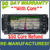 REMANUFACTURED 2007 - 2013 JEEP DODGE CHRYSLER MyGig RHB Navigation GPS Radio Stereo AM FM CD Player