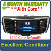 2016 - 2017 Honda Accord OEM Touch Screen Display Single CD AM FM Bluetooth Radio Media Receiver