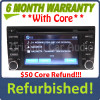 Refurbished 2013 - 2015 Nissan NV200 Sentra OEM AM FM Radio Navigation CD Player Receiver