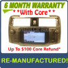 REMANUFACTURED Toyota 4Runner 2014 2015 OEM Navigation GPS Touch Screen Bluetooth Radio AM FM HD CD Player 57079