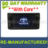 Refurbished 2013 Toyota Highlander OEM  Touch Screen AM FM Radio CD Player Receiver 57055, 57056