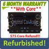 Refurbished 2010 - 2016 FORD F250 F350 Super Duty OEM MP3 Single CD Radio Stereo DATA