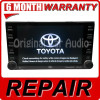 Repair Service 2017 - 2023 Toyota Rav4 Sienna Camry Corolla OEM Navigation Radio Receiver Display Mainboard Repair