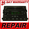 REPAIR YOUR 04 -10 FORD Lincoln Mercury Radio Stereo AM FM Single CD Player DISPLAY Repair Service