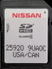2016 - 2018 Nissan Murano OEM Genuine Navigation GPS DATA Memory SD Card U.S Map 9UA0C
