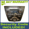 2013 - 2015 Acura ILX with factory navigation, Radio Stereo Receiver CD player