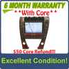 Refurbished 2010 - 2012 Lexus ES350 OEM HDD Touch Screen Navigation Multi Media Display Receiver