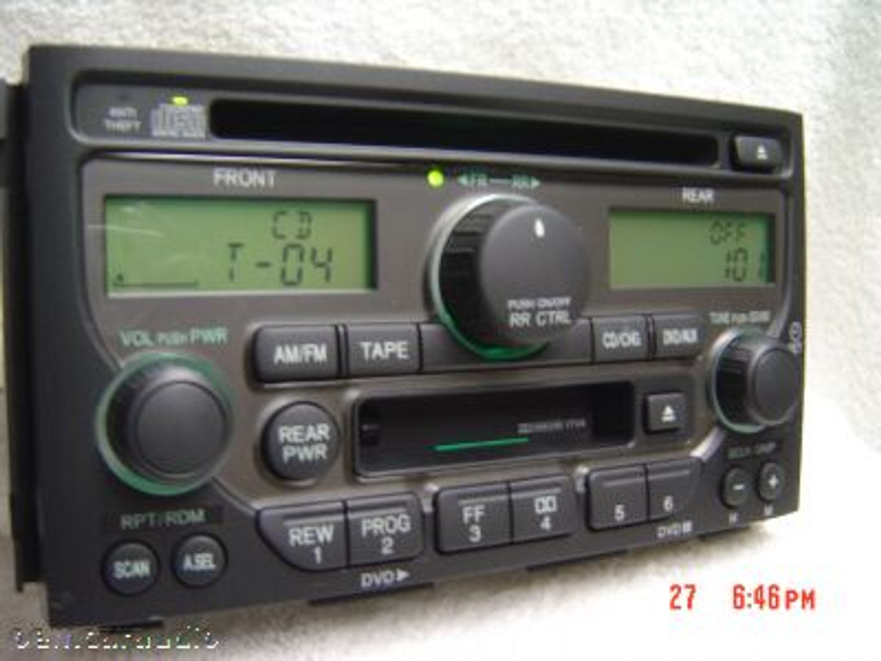 (Ho036U) 1TV0 2003 2004 2005 Honda Pilot Radio Tape CD Player
