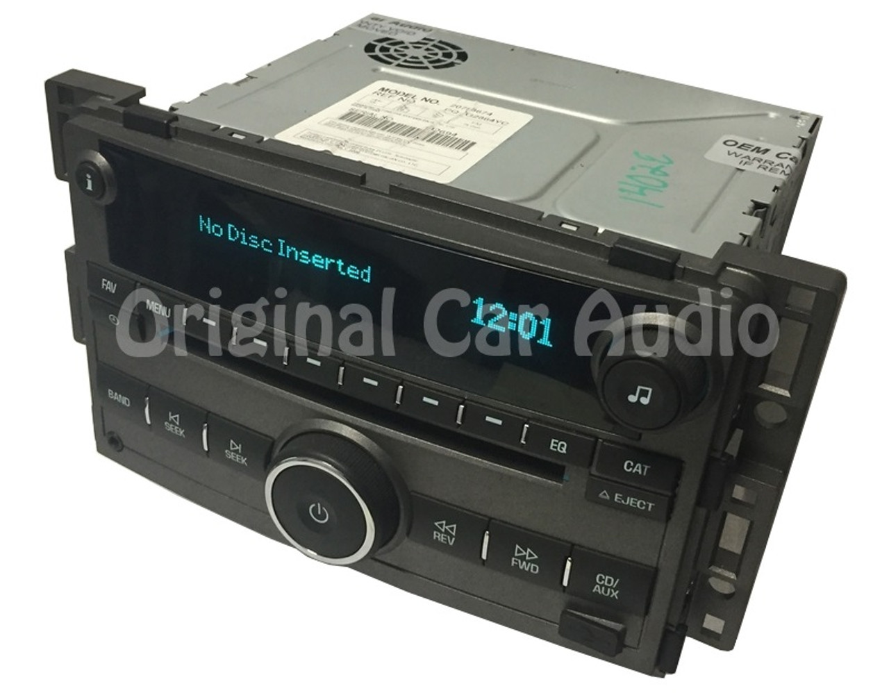 2009 2010 2011 Chevrolet OEM HHR Radio Stereo MP3 AUX CD Player - CD4Car